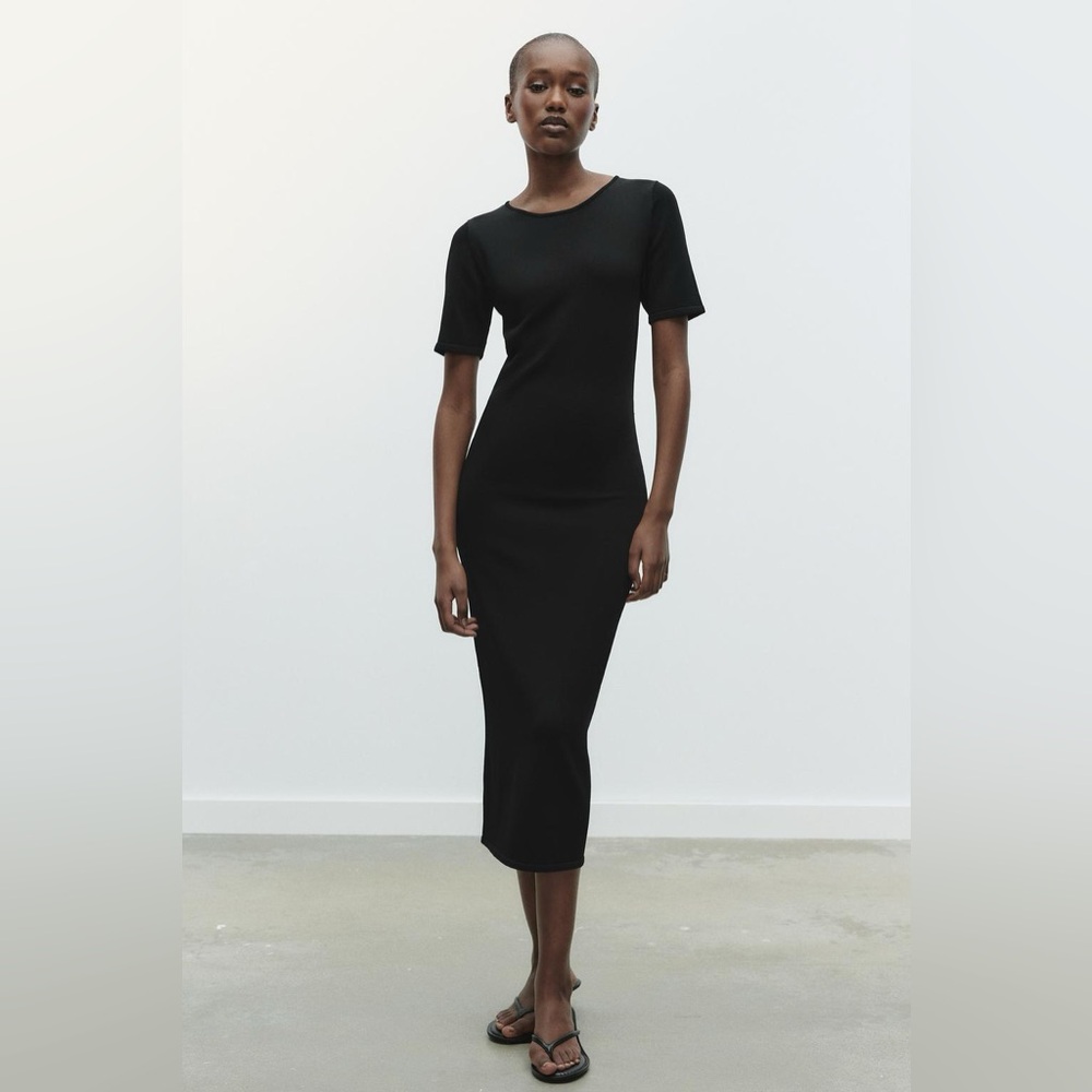 Zara ribbed knit dress